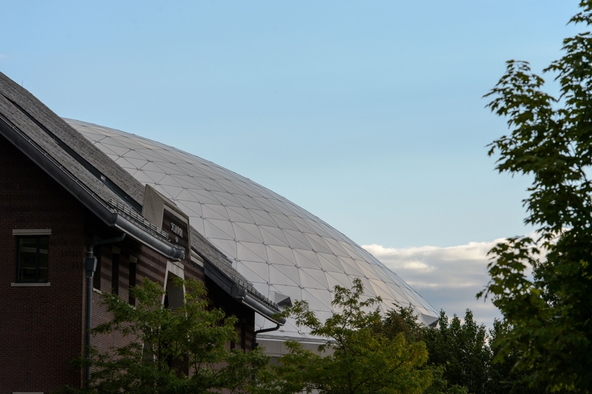 View of Gampel Pavilion